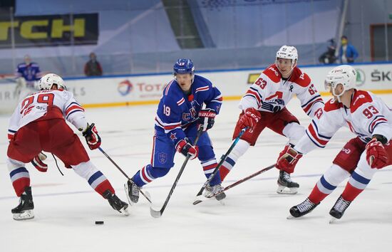 Хоккей. Sochi hockey open. Матч СКА — "Локомотив" 