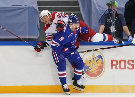 Хоккей. Sochi hockey open. Матч СКА — "Локомотив" 