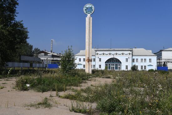 Бывший химкомбинат в Усолье-Сибирском