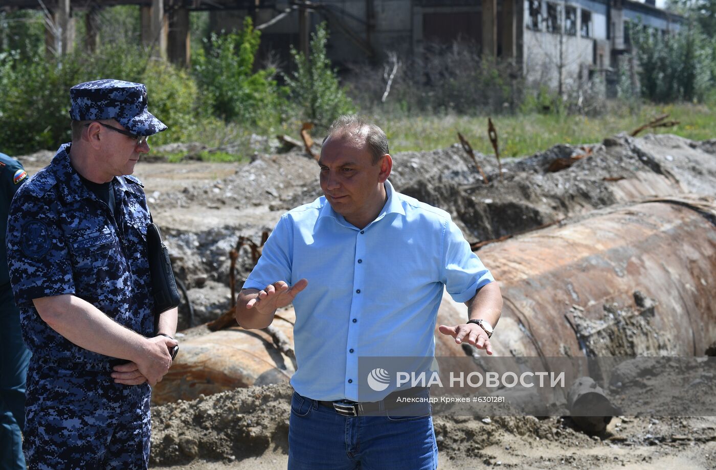 Бывший химкомбинат в Усолье-Сибирском