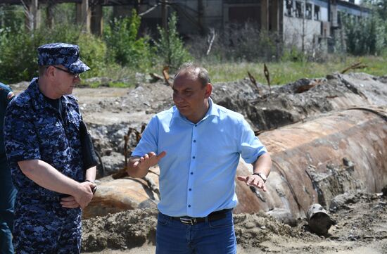 Бывший химкомбинат в Усолье-Сибирском