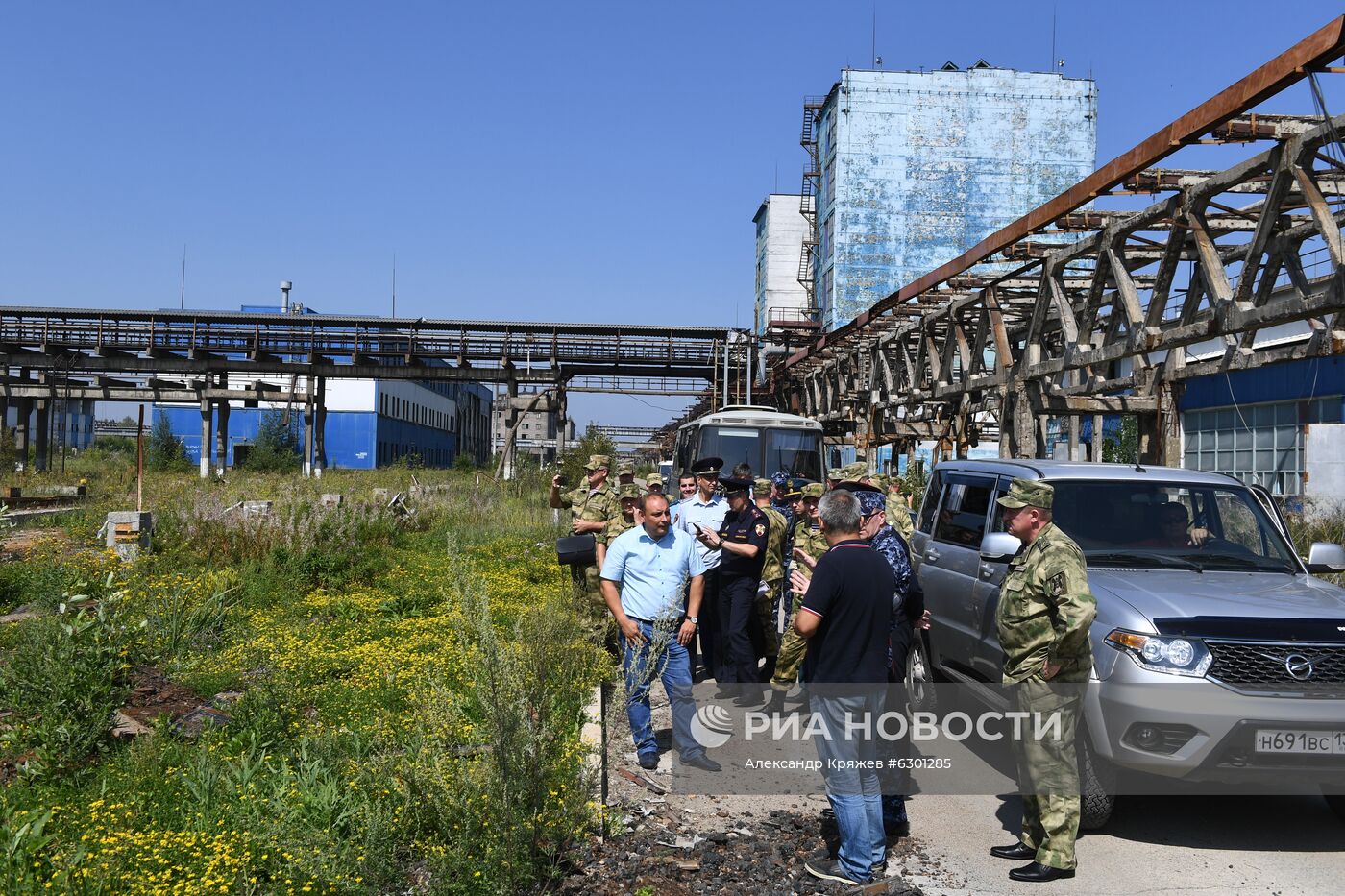 Бывший химкомбинат в Усолье-Сибирском