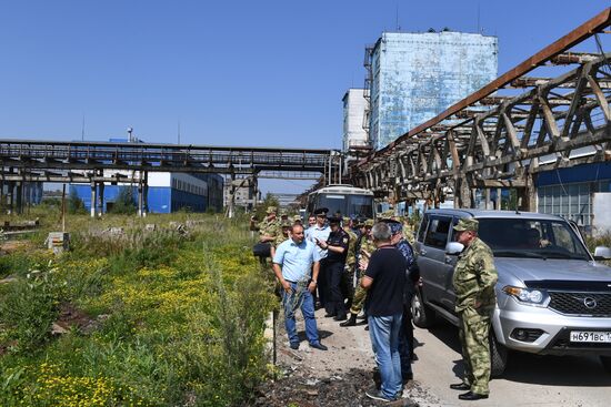 Бывший химкомбинат в Усолье-Сибирском