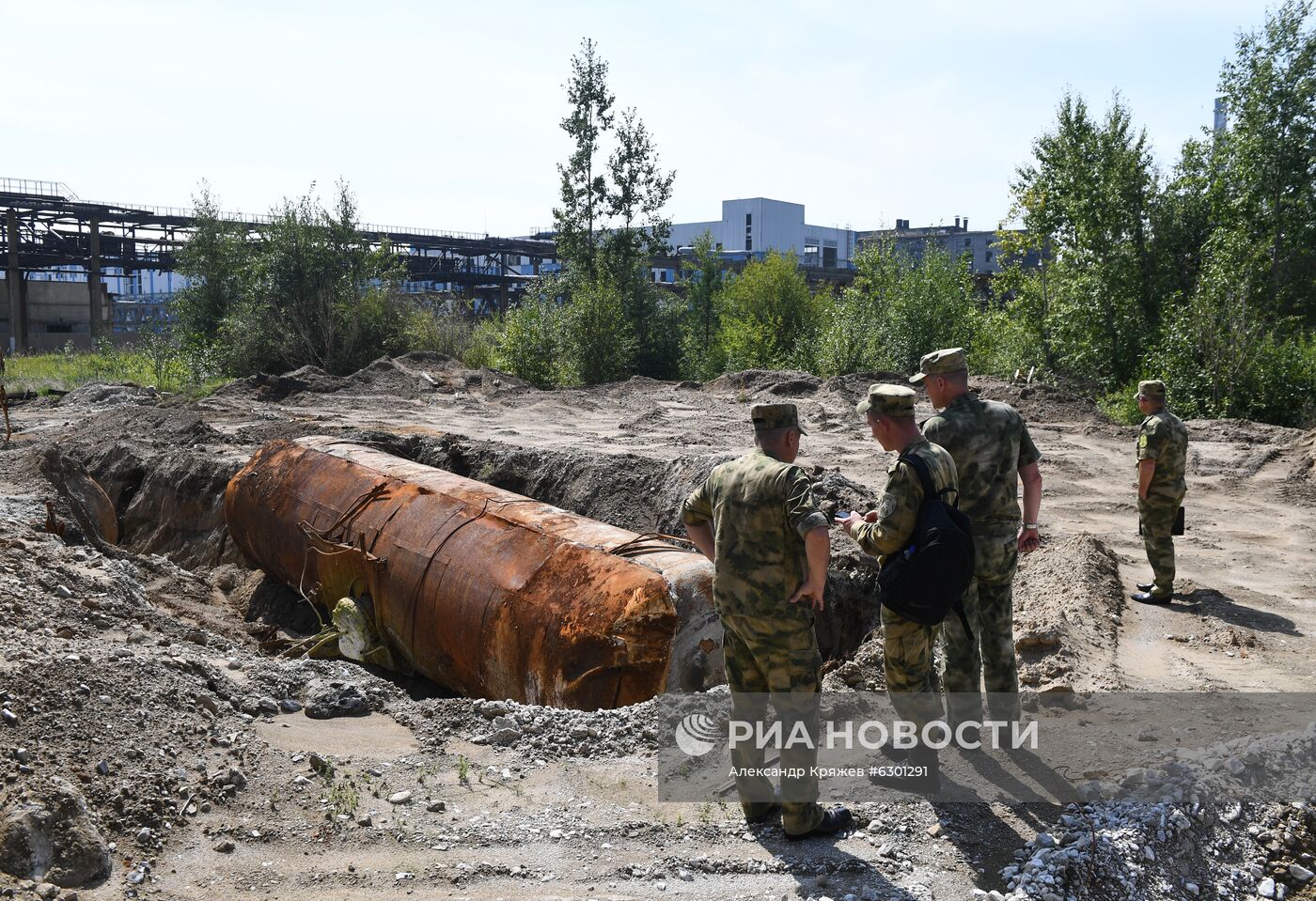 Бывший химкомбинат в Усолье-Сибирском