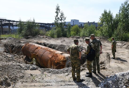 Бывший химкомбинат в Усолье-Сибирском