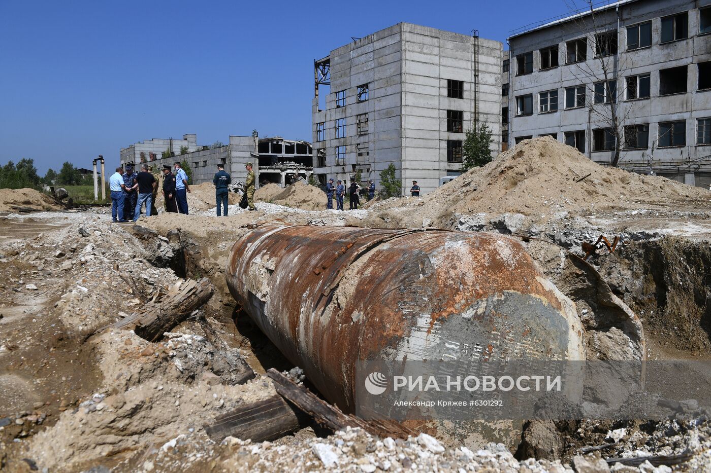 Бывший химкомбинат в Усолье-Сибирском