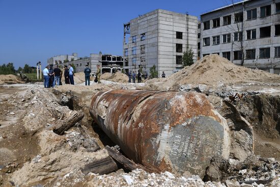 Бывший химкомбинат в Усолье-Сибирском