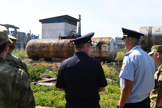 Бывший химкомбинат в Усолье-Сибирском
