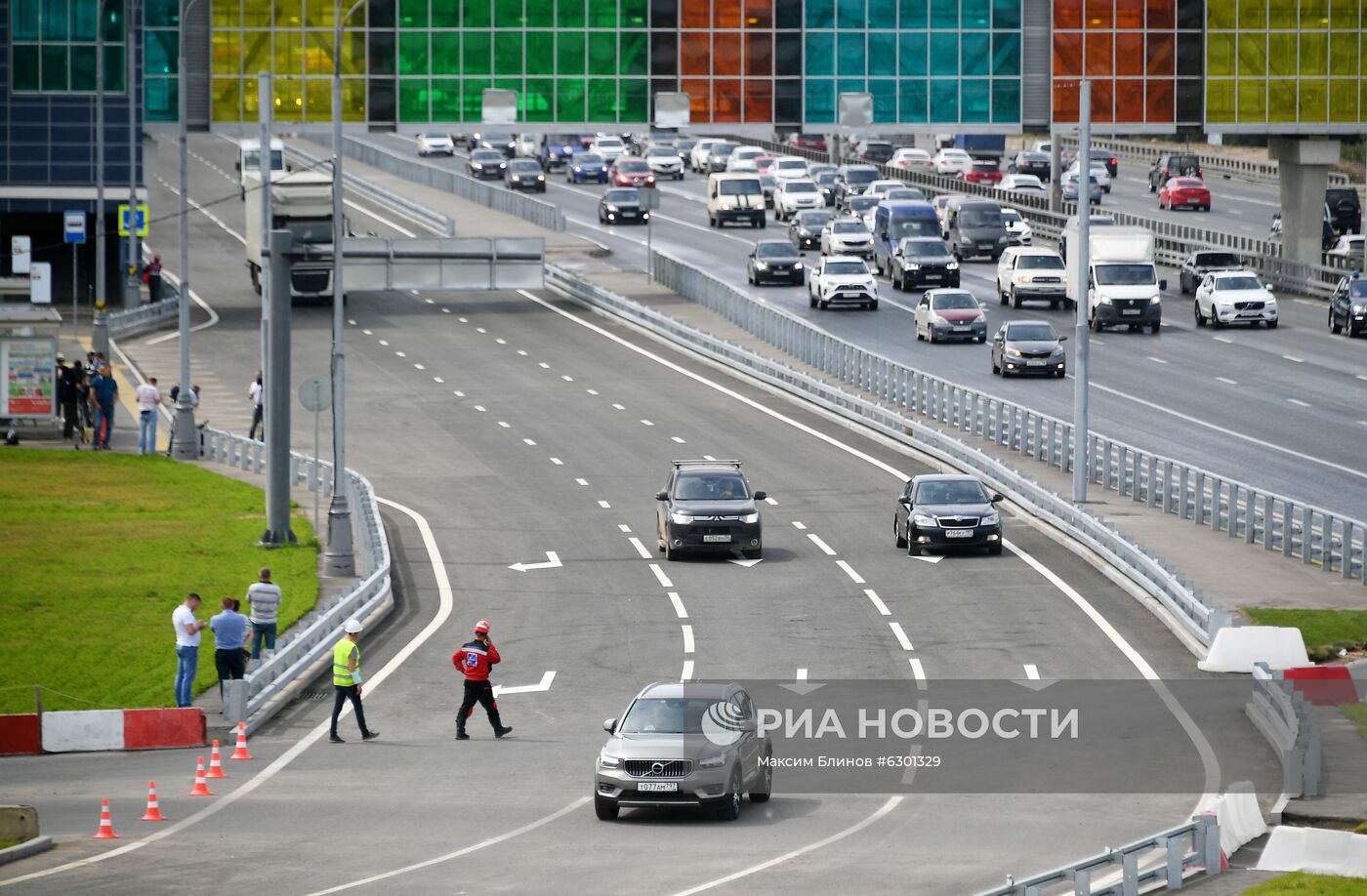 Открытие движения по дублеру Киевского шоссе 