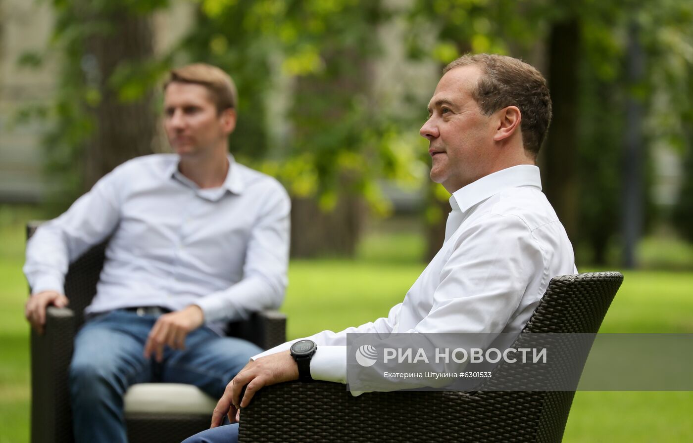 Председатель "Единой России" Д. Медведев встретился с молодыми лидерами избирательного цикла "ЕДГ- 2020"