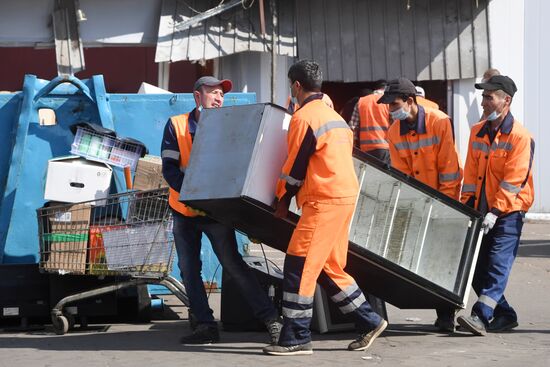 Снос ТЦ "Рапира" 