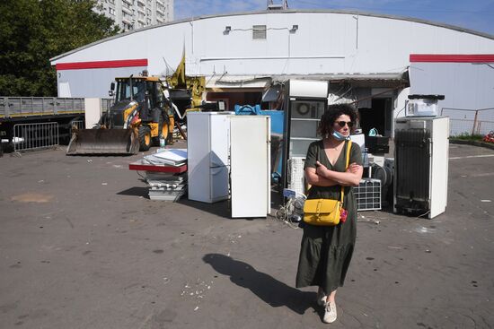 Снос ТЦ "Рапира" 