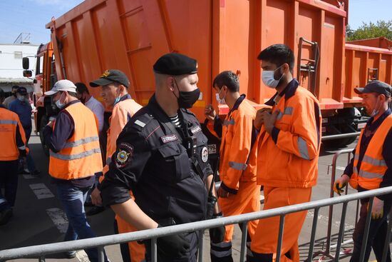 Снос ТЦ "Рапира" 