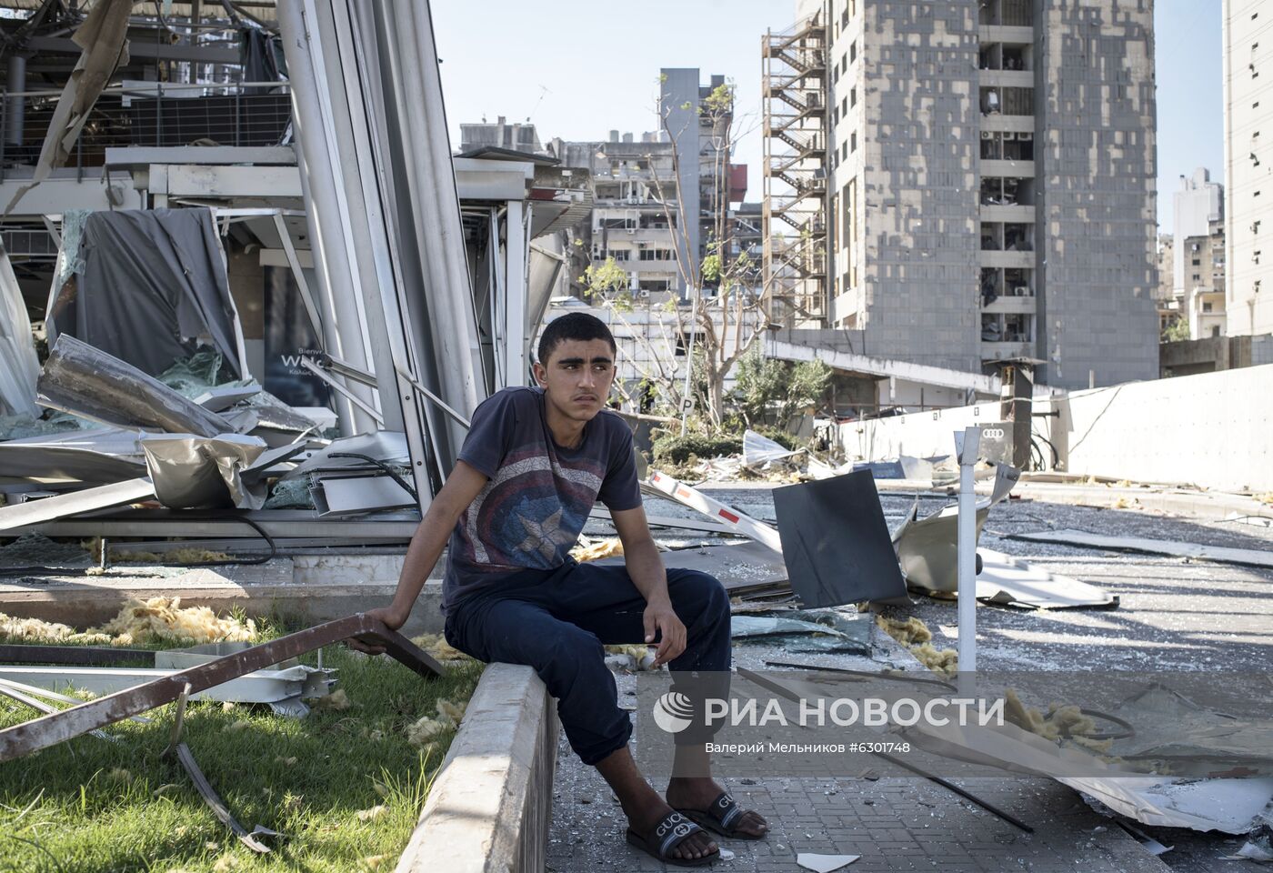 Последствия взрыва в Ливане 