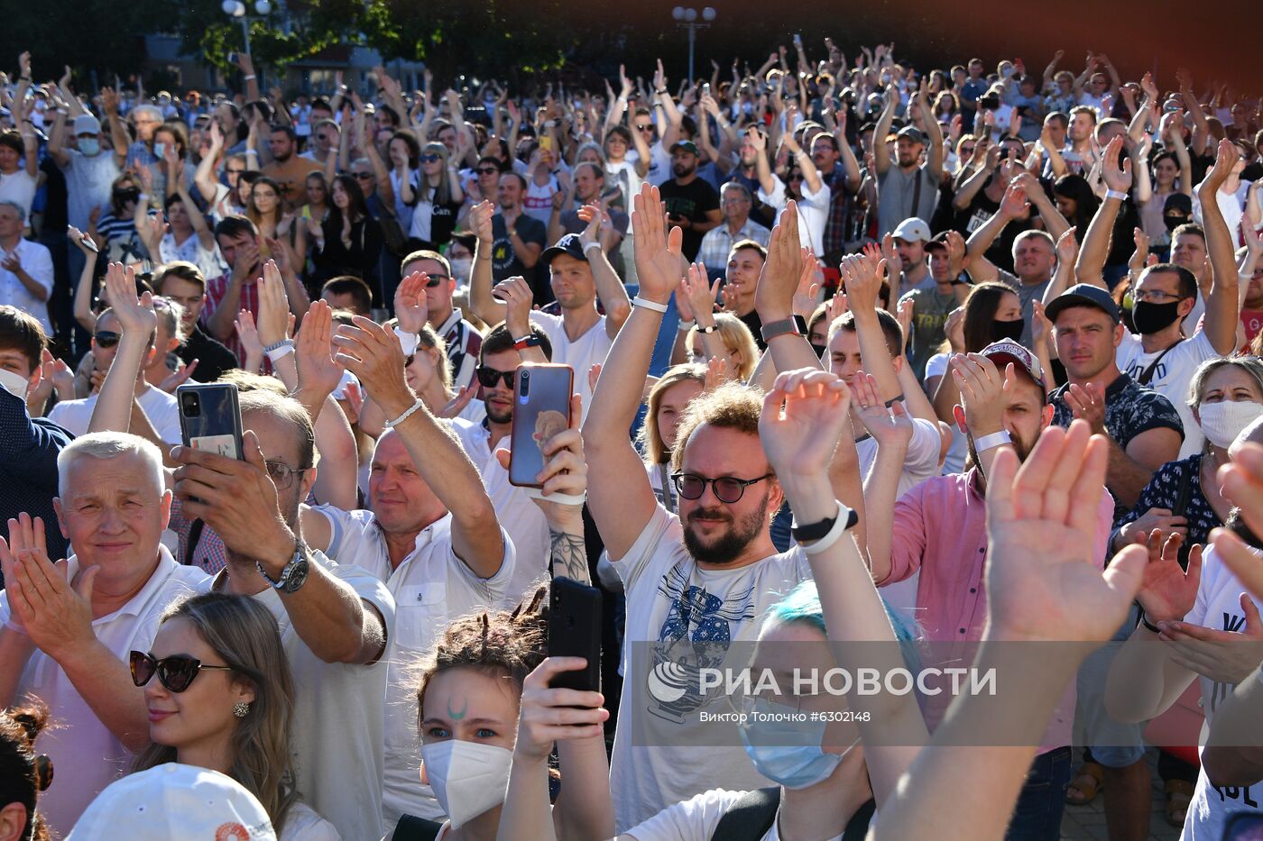 Митинг оппозиции в Минске