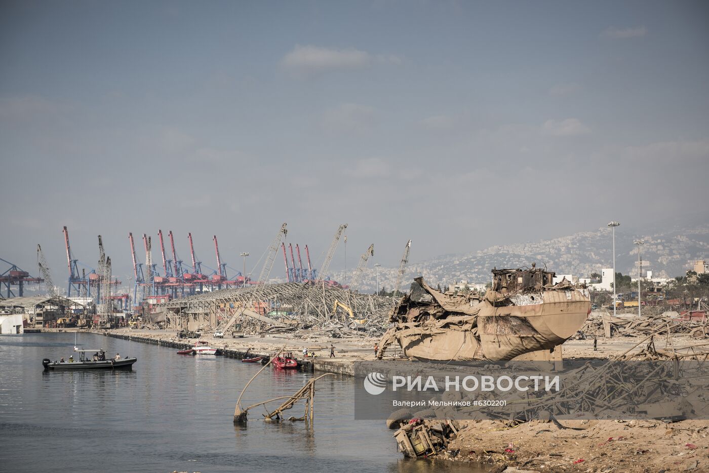 Последствия взрыва в Ливане