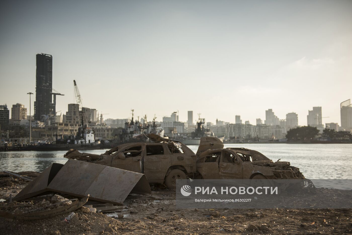 Последствия взрыва в Ливане
