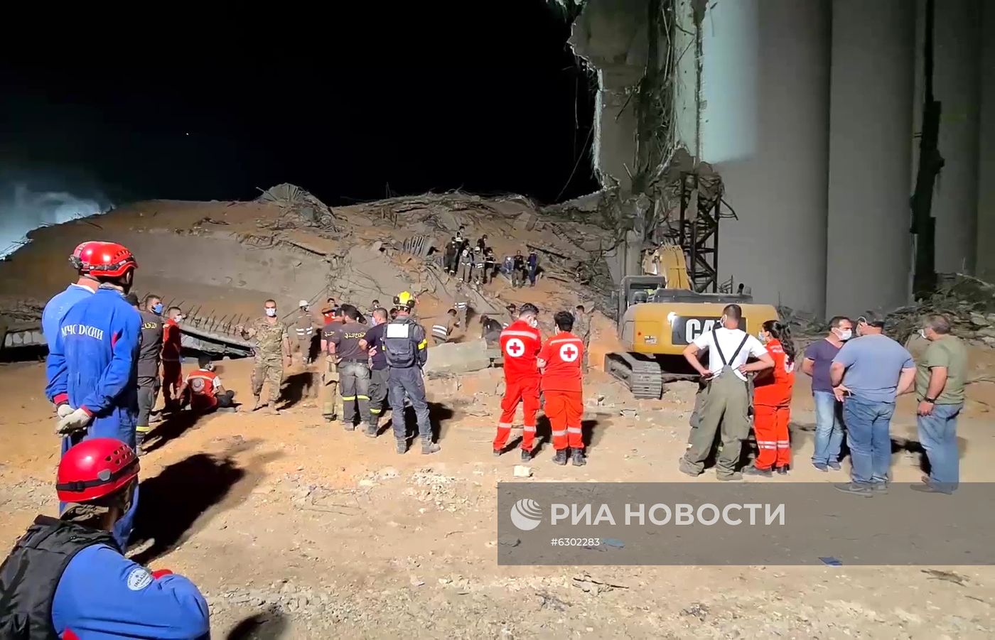 Последствия взрыва в Ливане