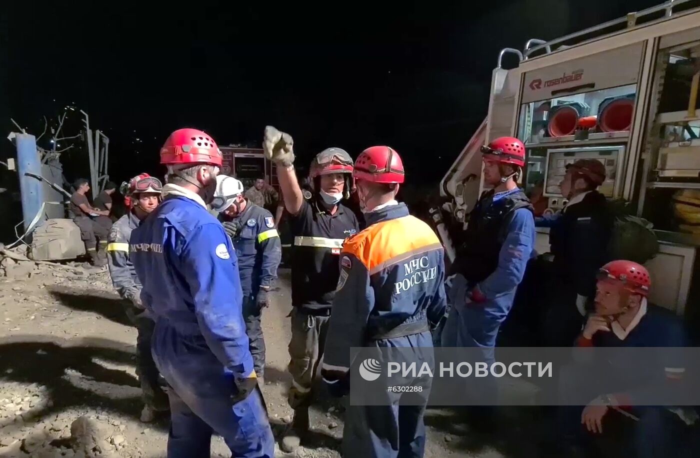 Последствия взрыва в Ливане