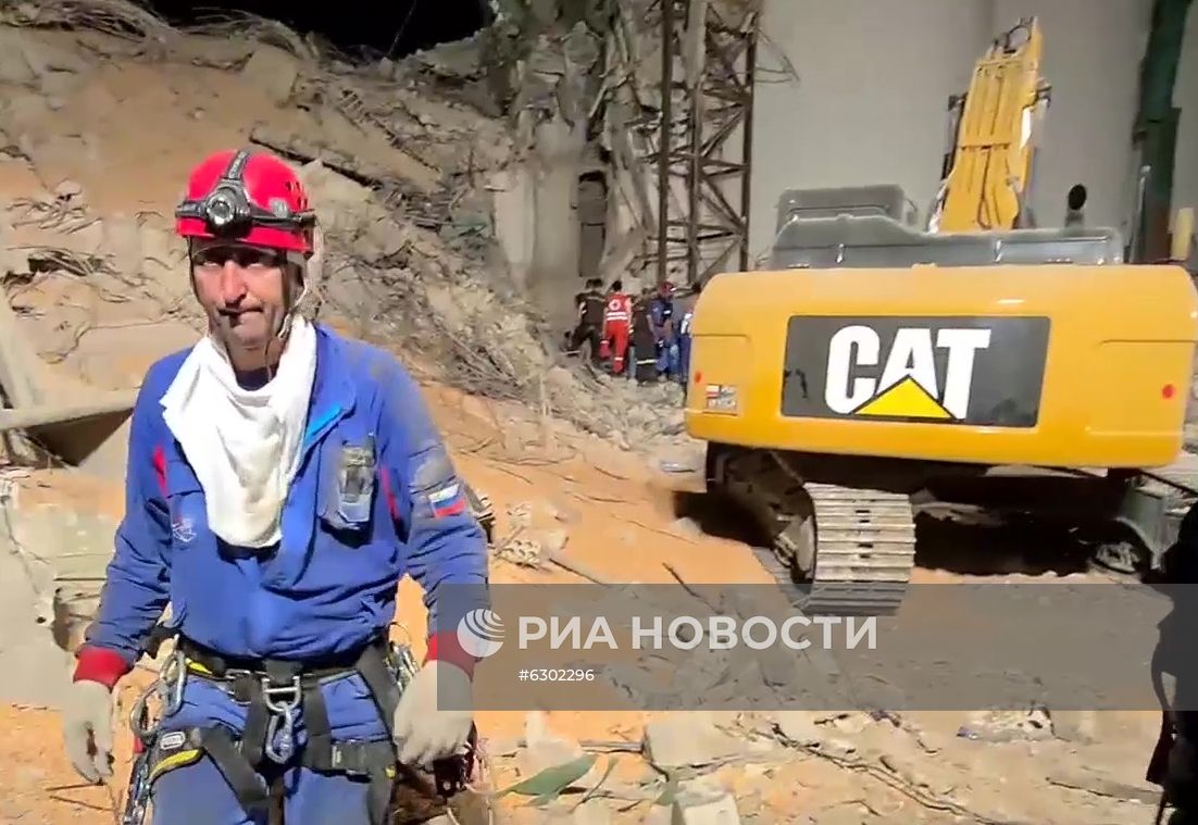 Последствия взрыва в Ливане