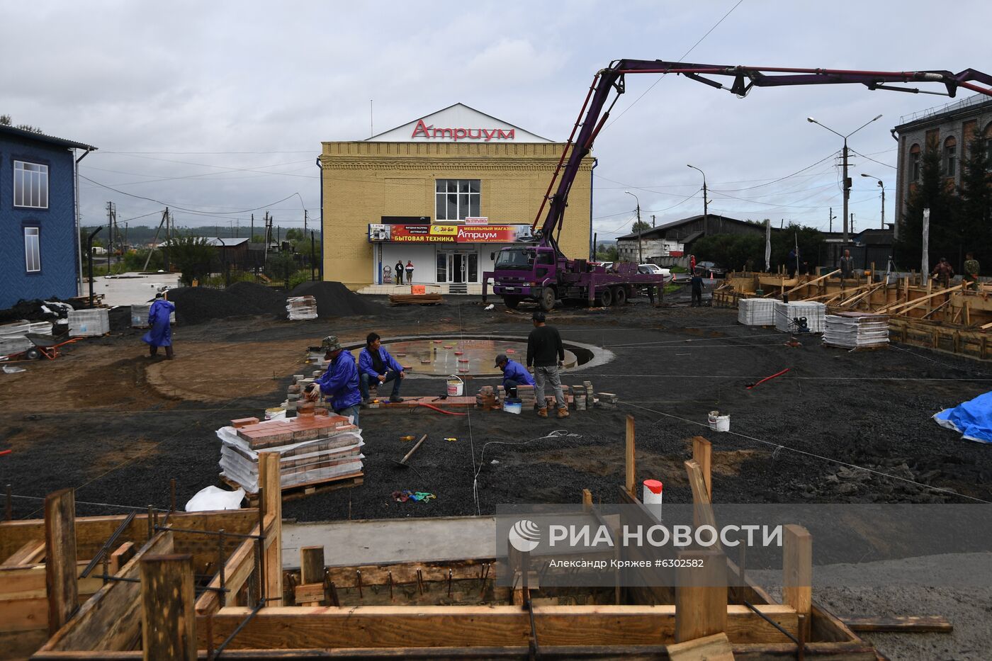 Тулун после паводка 