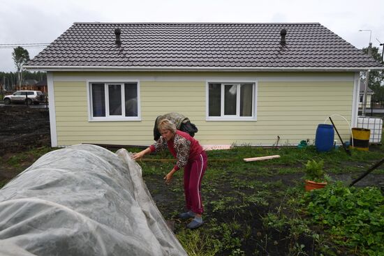 Тулун после паводка 