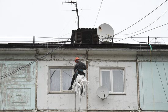 Тулун после паводка 