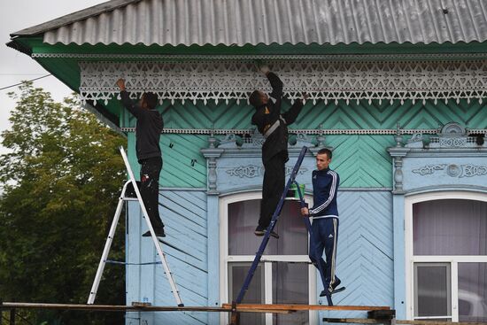 Тулун после паводка 