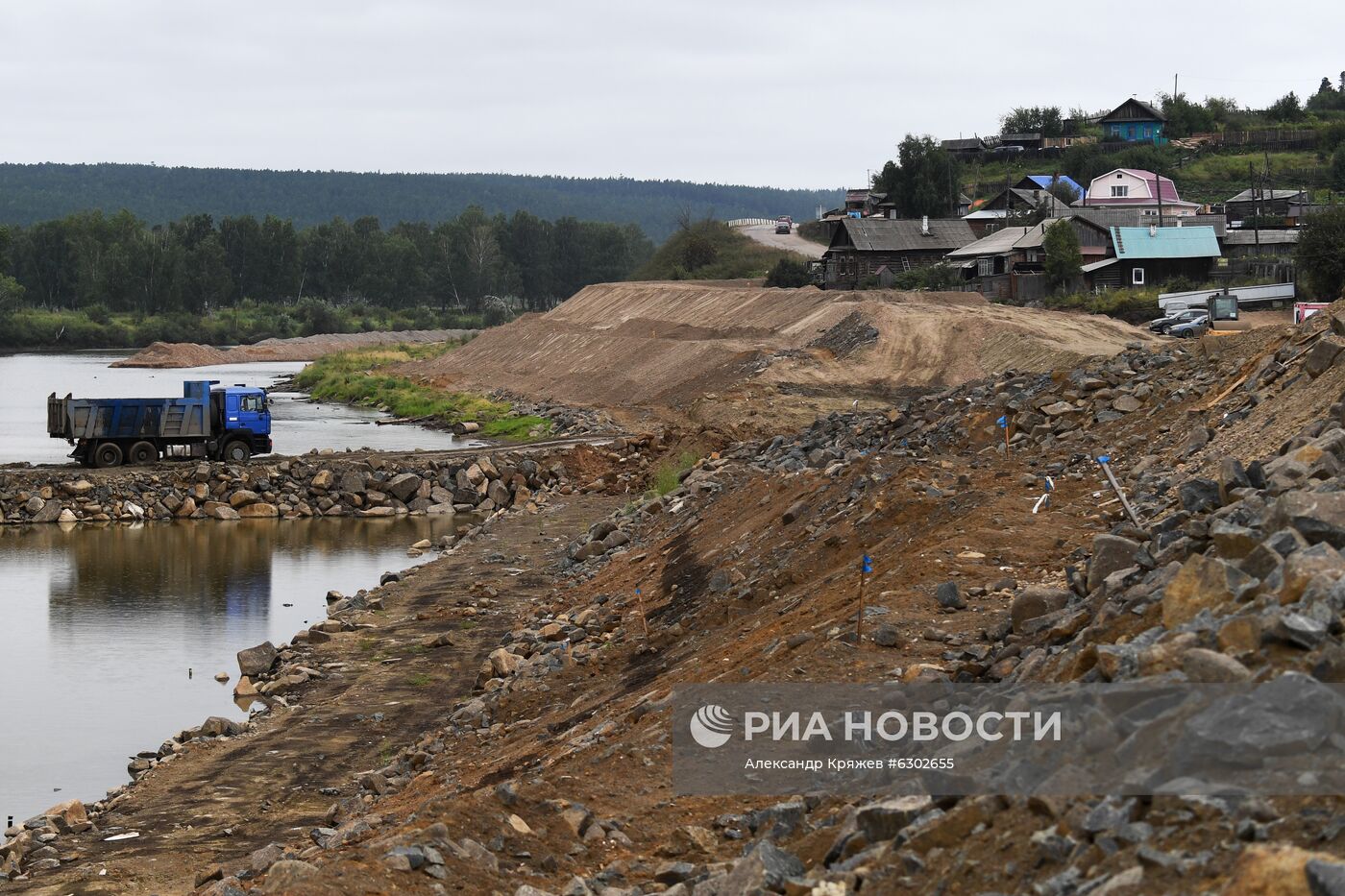 Тулун после паводка 