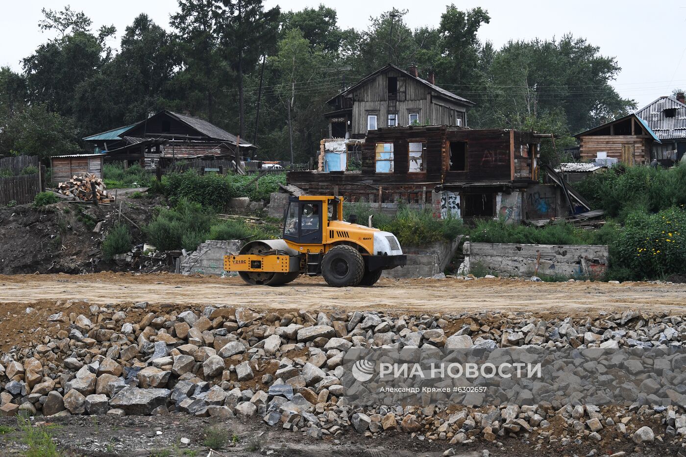 Тулун после паводка 