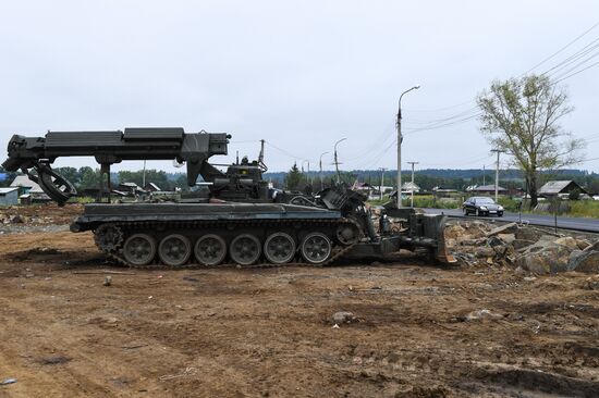 Тулун после паводка 