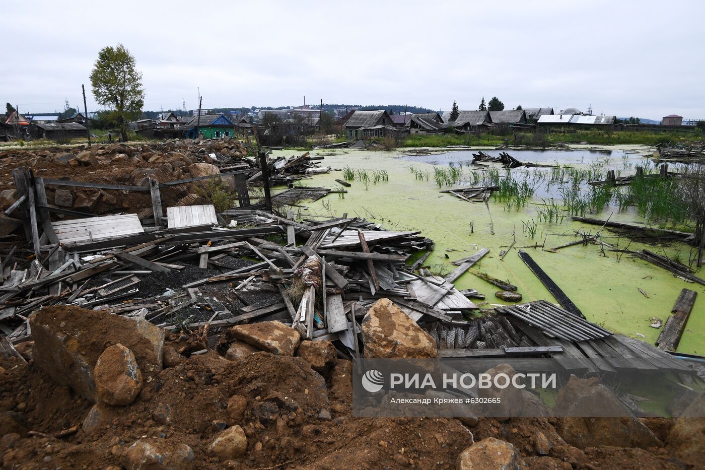 Тулун после паводка 