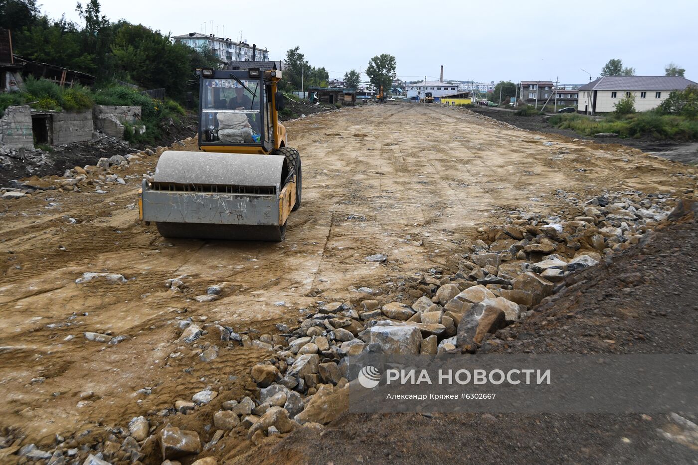 Тулун после паводка 