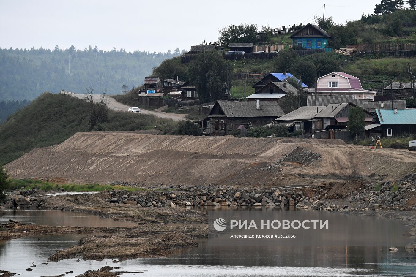 Тулун после паводка 