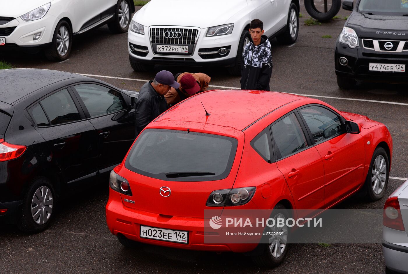 Автомобильный рынок в Красноярске