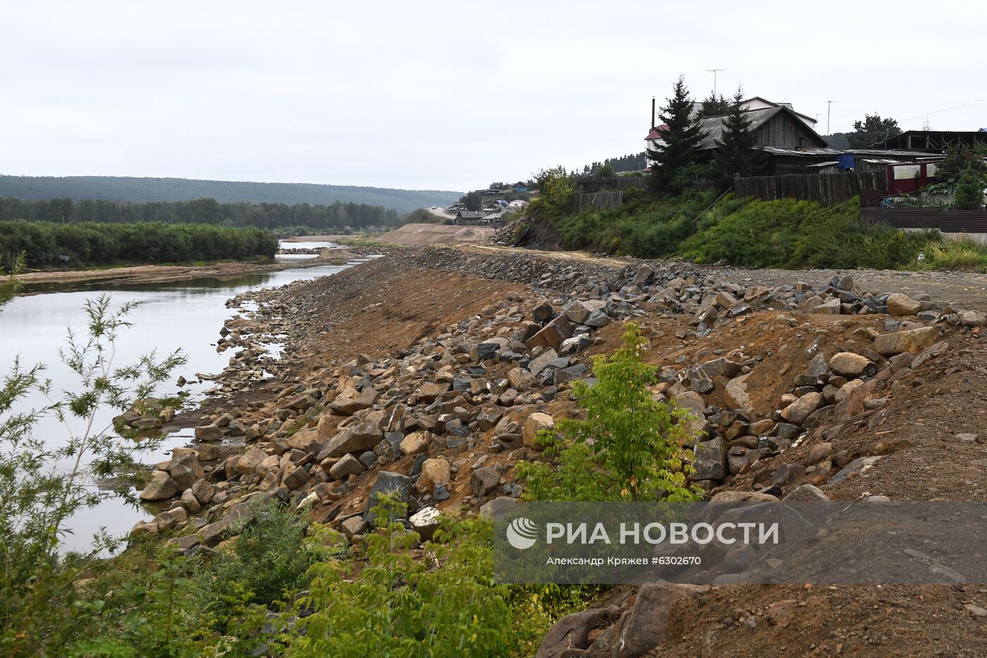 Тулун после паводка 