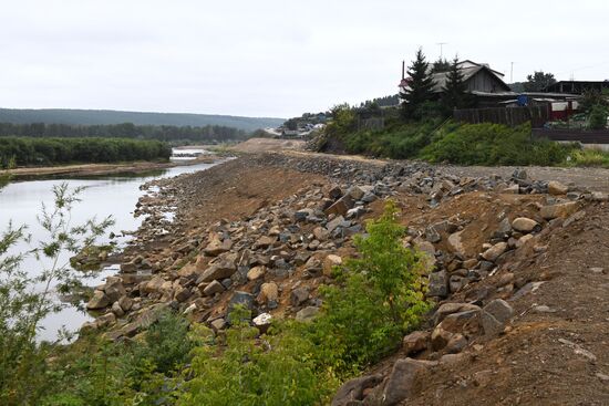 Тулун после паводка 