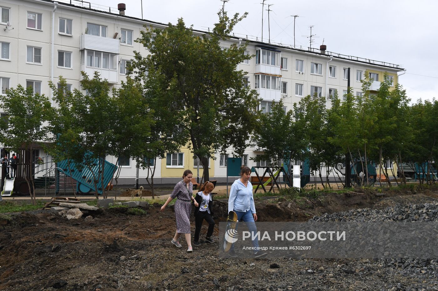 Тулун после паводка 