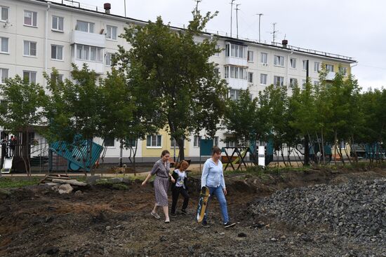 Тулун после паводка 