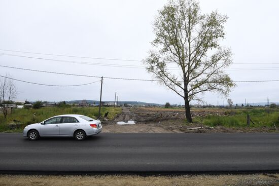 Тулун после паводка 