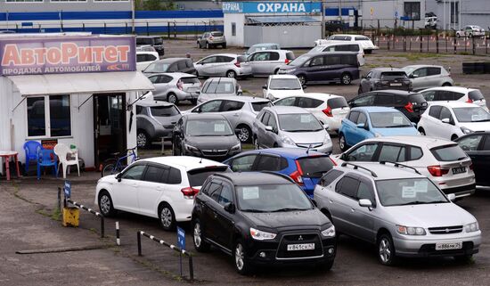 Автомобильный рынок в Красноярске