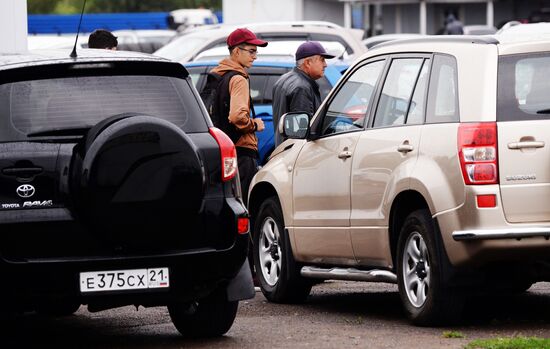 Автомобильный рынок в Красноярске