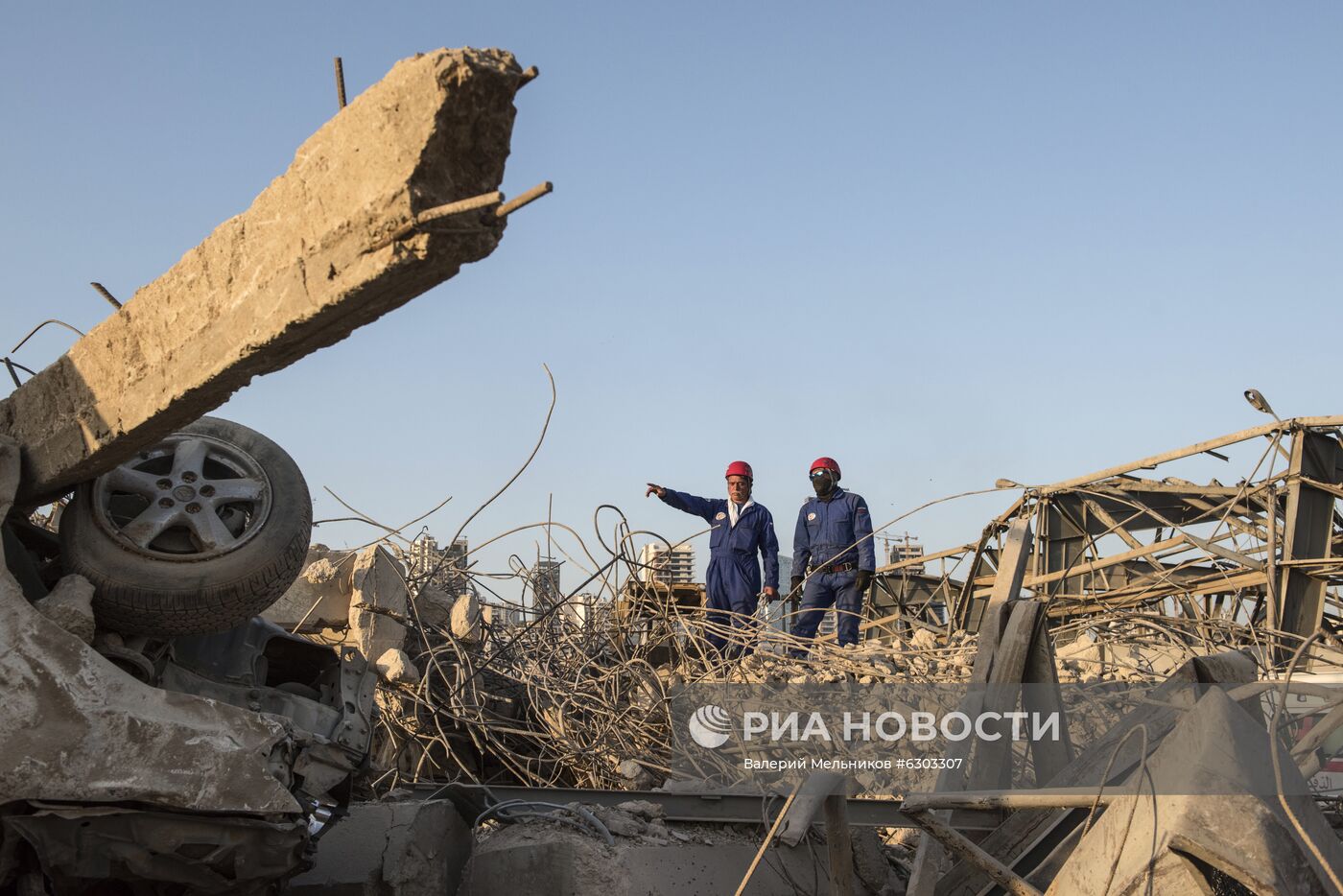 Последствия взрыва в Ливане 