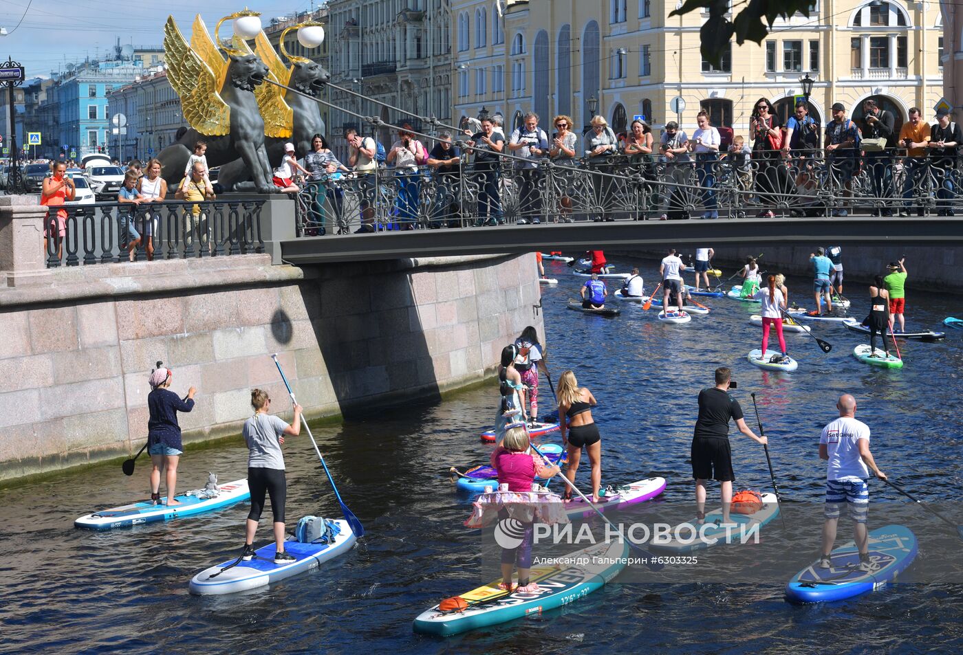 Международный фестиваль SUP-серфинга "Фонтанка-SUP" 