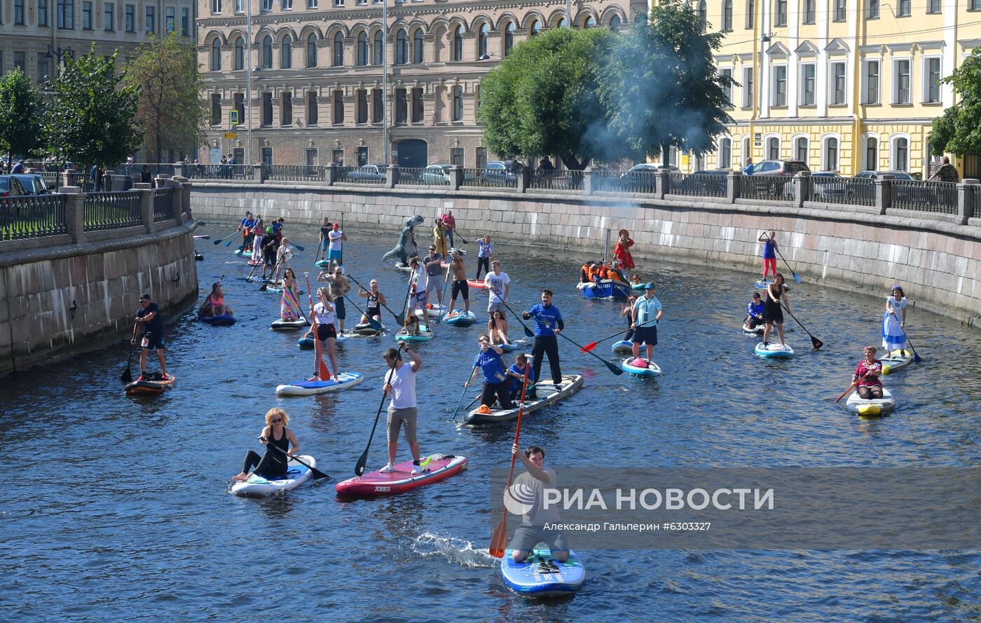 Международный фестиваль SUP-серфинга "Фонтанка-SUP" 