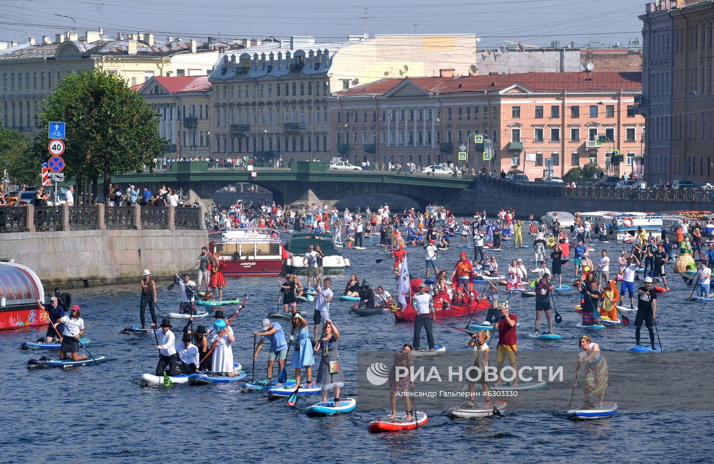 Международный фестиваль SUP-серфинга "Фонтанка-SUP" 