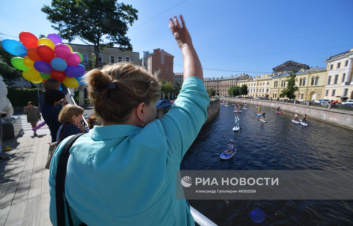 Международный фестиваль SUP-серфинга "Фонтанка-SUP" 