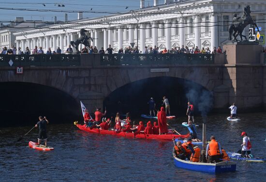 Международный фестиваль SUP-серфинга "Фонтанка-SUP" 