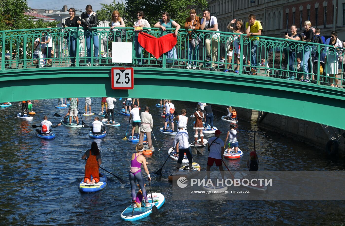 Международный фестиваль SUP-серфинга "Фонтанка-SUP" 