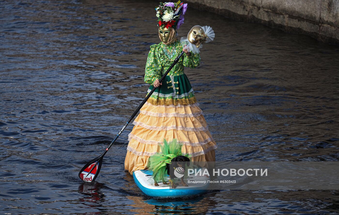 Международный фестиваль SUP-серфинга "Фонтанка-SUP" 